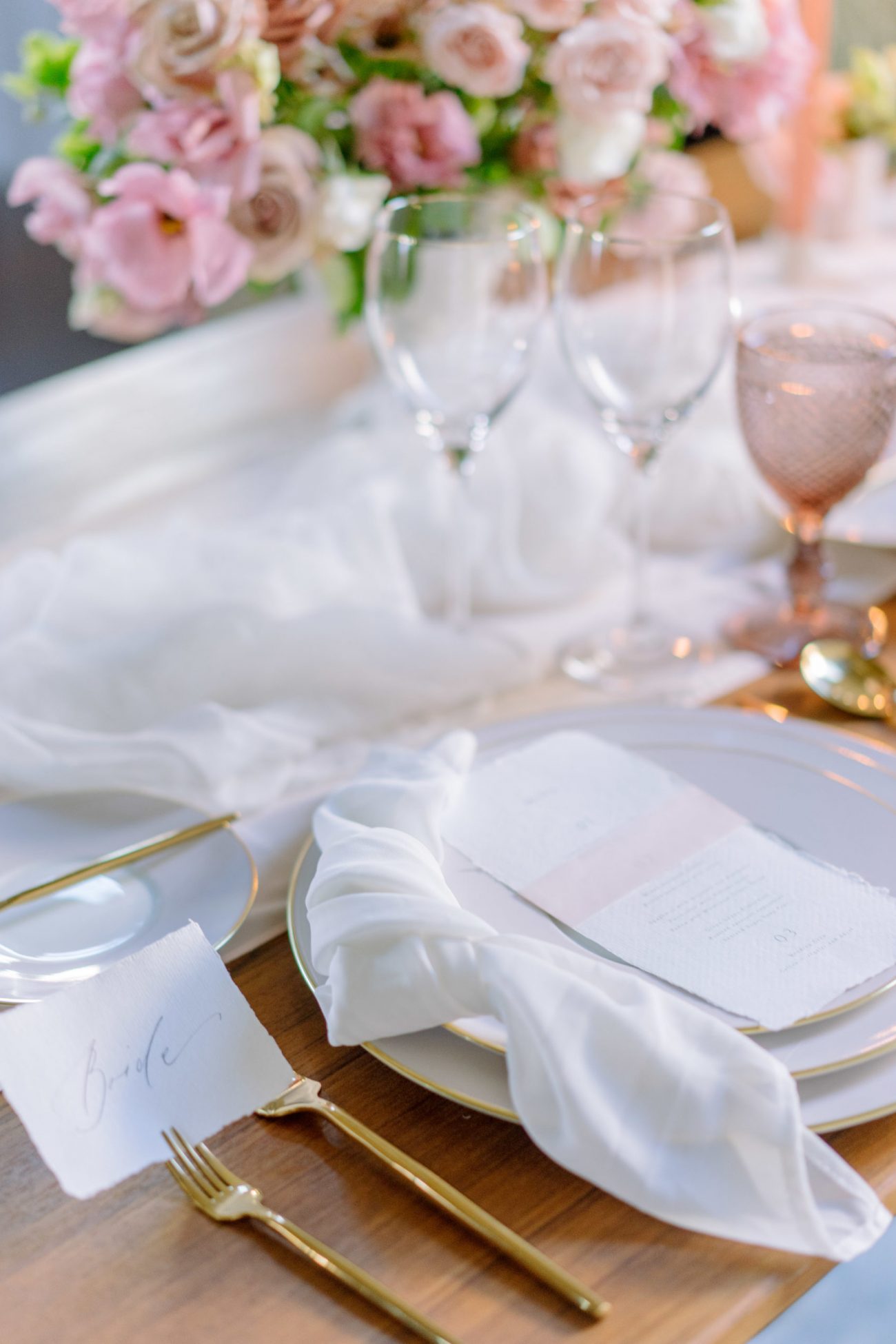 Handmade Paper Wedding Menus - Image 9