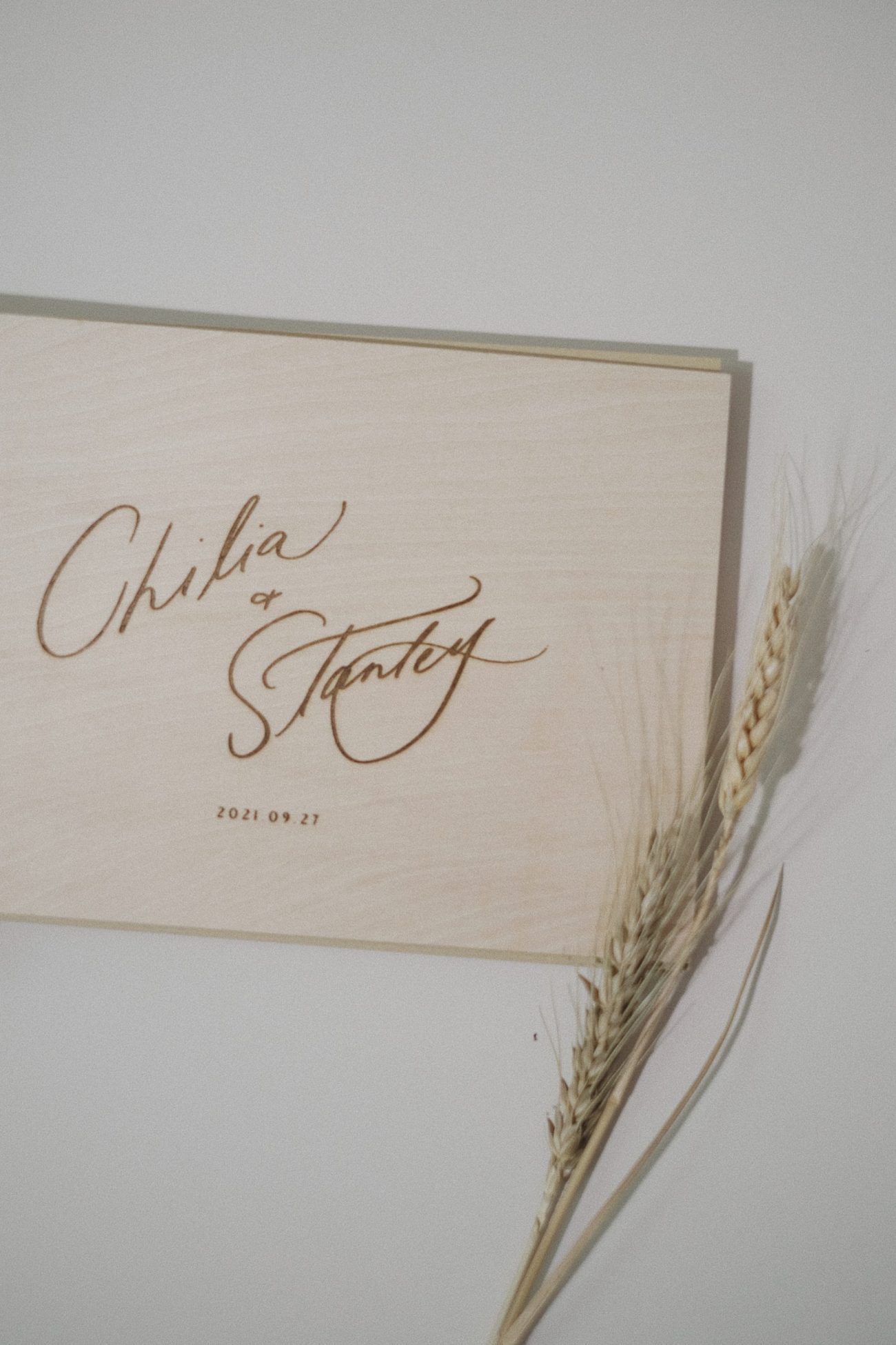 Wedding Wooden Guestbook