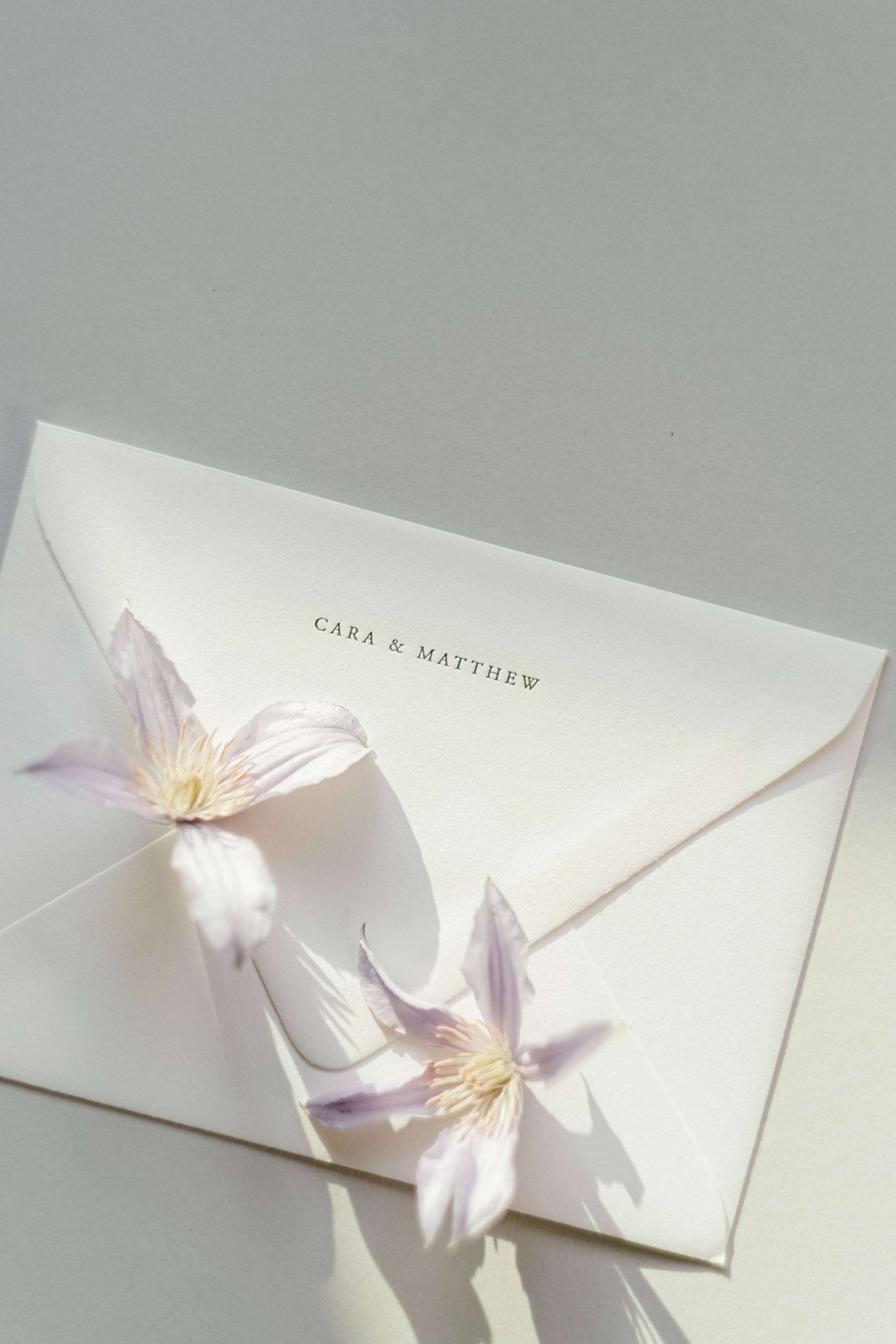 Letterpress on Envelope